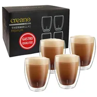 Creano Teeglas doppelwandig 0,4 l 4 St.