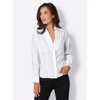 CREATION L Langarm-Bluse in weiß | Gr.: 38