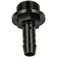 Tecuro Schlauchtülle Ø 21 mm x 1 Zoll schwarz