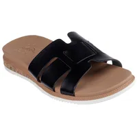 SKECHERS Damen Desert KISS Low Peak Look Schiebe-Sandalen, Black,