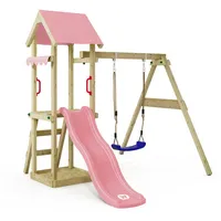 Wickey Spielturm Klettergerüst TinyWave mit Schaukel - Rutsche, Kletterturm