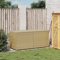 VidaXL Gartentruhe Beige 283L Poly Rattan