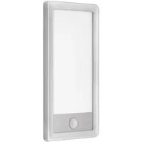 Telefunken LED-Außenleuchte mit Bewegungsmelder Nizza Silberfarbig 16 W