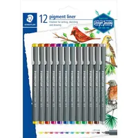 Staedtler pigment liner 0.5 12 colors on BC