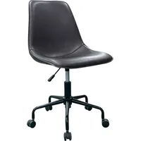 VCM Bürostuhl Braun Kunstleder Drehbar - 56x48x83,5-93cm - Monaco