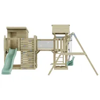 OUTDOORTOYS Spielturm Malou mit Babyschaukel Mintgrün