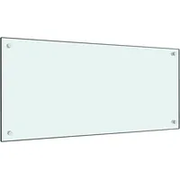 Deluke DELUKE® Küchenrückwand Glas 90x40cm Weiß Wandverklediung Küche Wandschutz