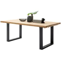 MCA Furniture MCA Dayton Esstisch Kufentisch« Synchronauszug,ausziehbar,eiche,massiv,extra lang,XXL,belastbar 50