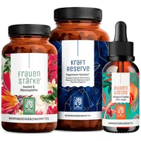 NATURTREU Frauengesundheit-Paket: Frauenstärke, Kraftreserve, Augenweide - Naturtreu® 268,9 g