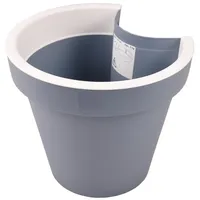 Jelenia Plast Regenrohr-Pflanztopf Blumentopf für Fallrohr Pflanzengefäß Dachrinne Gartendeko,