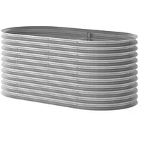 Oskar OK-Living Hochbeet Silber, 200 x 100 cm,