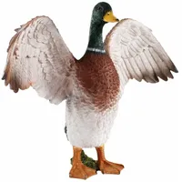 Colourliving Enten Figur XL Deko Ente Groß, lebensecht und