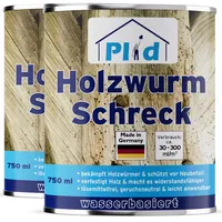Plid plid® Holzwurm-Schreck farblos / Effektiver Holzschutz - Holzwürmer