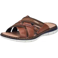 Rieker Herren 25199 Pantolette, Braun, 41 EU