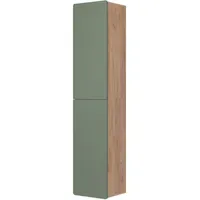Vicco Izan Hochschrank 36,6 x 171,6 cm Grün/Goldkraft Eiche