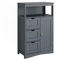 Vicco Midischrank Bianco Grau, 56 x 86.5 cm