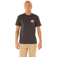 Rip Curl Wettie Passage Icon Tee washed black (8264)