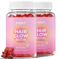 Yuicy Hair Glow Vitamin Gummies - zuckerfrei 420 g