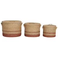 VCM ebuy24 Körbe Budoni 3er Set Natur 38 x