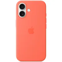 Apple iPhone 16 Silikon Case mit MagSafe - Mandarine