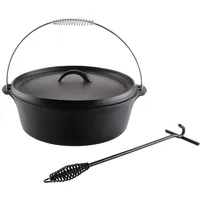 Primaster Feuertopf Dutch Oven Gusseisen 5,7 Liter