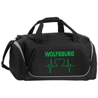 Multifanshop Wolfsburg Sporttasche grün Herren