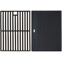 TAINO Pro 4+0/1 Gusseisen Rost Grillplatte Grillrost Zubehör Set