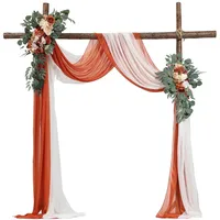 Vevor Blumenset für Hochzeit Bogen, orangefarbene Blumen für Traubogen