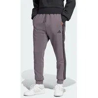 Adidas Essentials 3-Streifen French Terry Hose grau|SCHWARZ XL