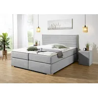 Home Affaire Boxspringbett HOME AFFAIRE ""Östermoor"", grau, B:198cm L:205cm,