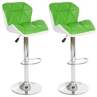 Mendler 2er-Set Barhocker HWC-A92, Barstuhl Tresenhocker, höhenverstellbar Kunstleder -