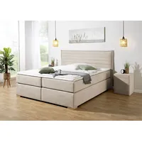 Home Affaire Boxspringbett HOME AFFAIRE ""Östermoor"", beige, B:178cm L:205cm,