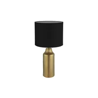 GLOBO Tischleuchte Tischlampe Nachttischleuchte Glas Wohnzimmerlampe gold H 61