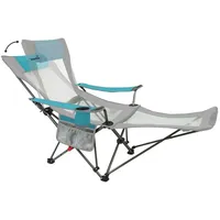 Skandika Campingstuhl mit Fußablage Toras | 2-in-1 Liegefunktion, Faltbarer