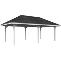 Palmako Pavillon Bianca 16,6 m2 weiß lackiert