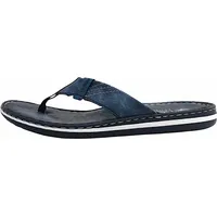 Rieker Herren 21043 Zehentrenner, Blau, 43 EU