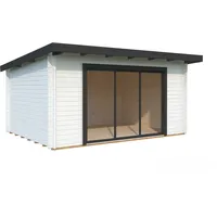 Palmako Gartenhaus Lea 14,2 m2 Plus mit Isolierglas-Schiebetür -
