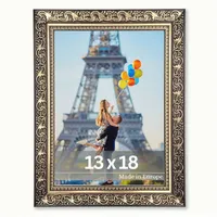 Victor Bilderrahmen Vinci - 13x18cm - Schwarz Gold -