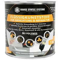 Hanse syntec systems Flüssigkunststoff 5 kg Schwarz