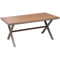 Beliani Gartentisch - Balkontisch, Tiano (90 cm, Gartenmöbel, Gartentische,