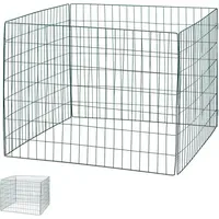 Relaxdays Komposter Metall, 2er Set, Dunkelgrün,