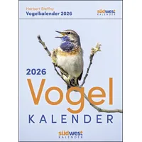 Suedwest Verlag Vogelkalender 2026 - Tagesabreißkalender zum Aufstellen oder