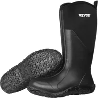 Vevor Gummistiefel, Schutzschuhe, rutschfeste Stiefel, isolierte Schlammstiefel für die