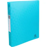 Exacompta 12x Ringbuch 2 Ringe 30mm, Recycling-PP, Pop'N Co