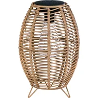 Dehner Solar-Laterne Mila, warmweiß, Ø 17.5 cm, Höhe 26.5