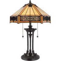 Elstead Lighting Elstead Lighting, Tischlampe, Indus Tischleuchte E27 2-fach