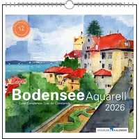 Stadler Kalender Bodensee Aquarell 2026