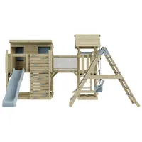 OUTDOORTOYS Spielturm Bene mit Babyschaukel Eisblau