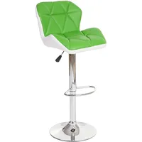 MCW Barhocker MCW-A92, Barstuhl Tresenhocker, Kunstleder grün