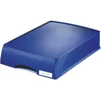Leitz Briefablage Plus A4 mit Schublade blau Packung mit